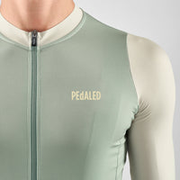 Pedaled Element Training Long Sleeve Jersey Radtrikot langarm Light Blue