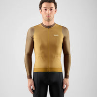 Pedaled Element Training Long Sleeve Jersey Radtrikot langarm Mustard