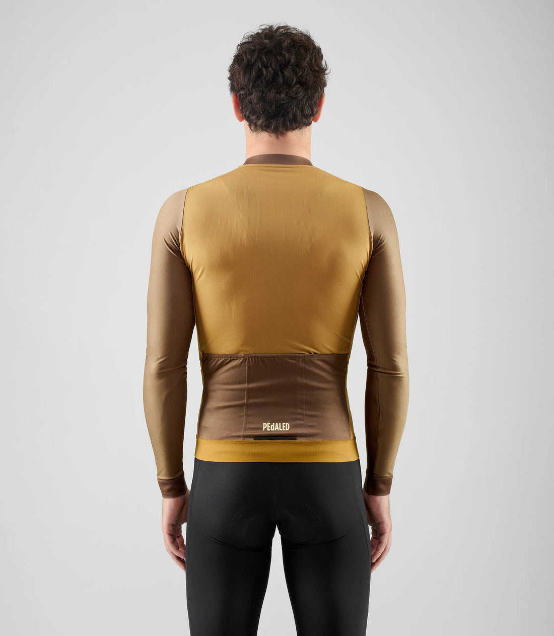 Pedaled Element Training Long Sleeve Jersey Radtrikot langarm Mustard