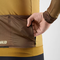 Pedaled Element Training Long Sleeve Jersey Radtrikot langarm Mustard