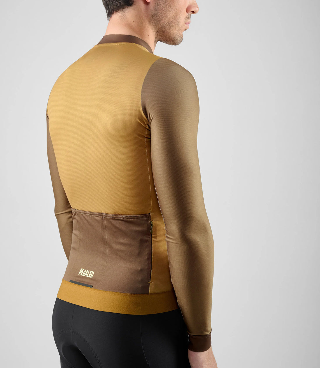 Pedaled Element Training Long Sleeve Jersey Radtrikot langarm Mustard