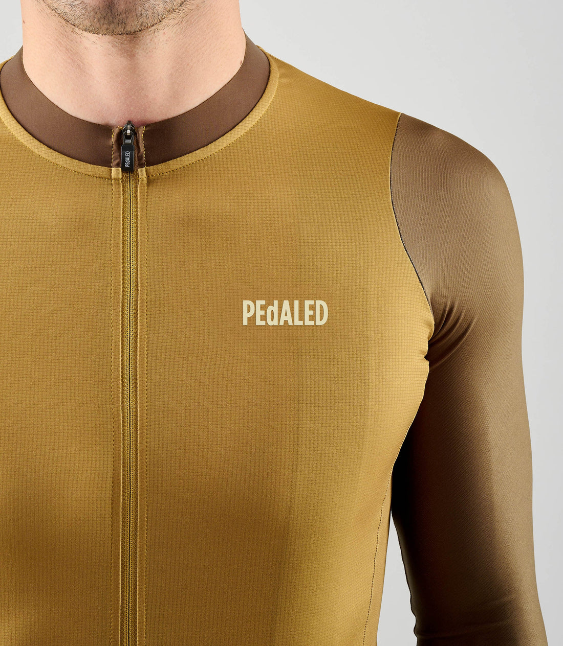 Pedaled Element Training Long Sleeve Jersey Radtrikot langarm Mustard