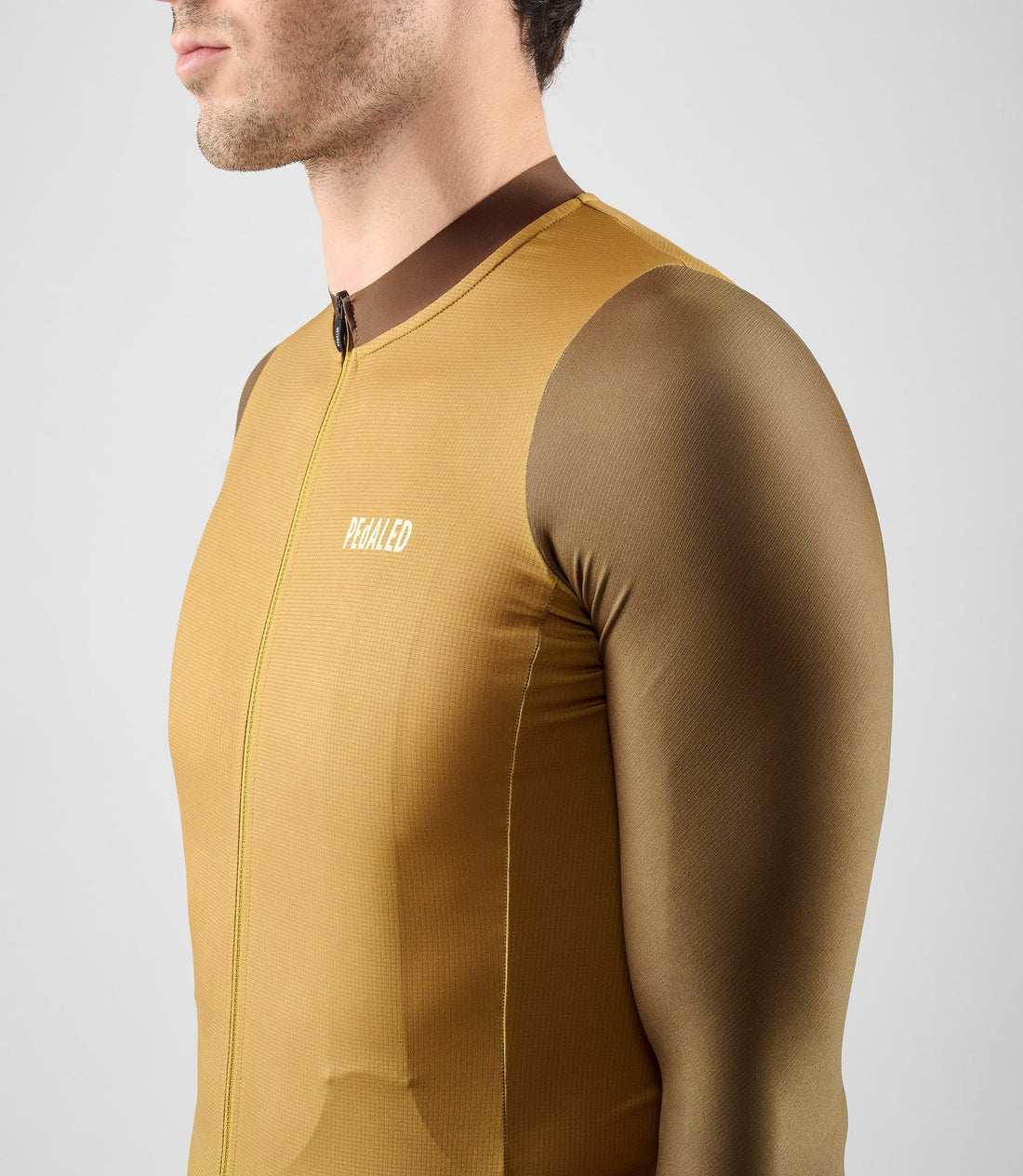Pedaled Element Training Long Sleeve Jersey Radtrikot langarm Mustard