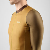 Pedaled Element Training Long Sleeve Jersey Radtrikot langarm Mustard