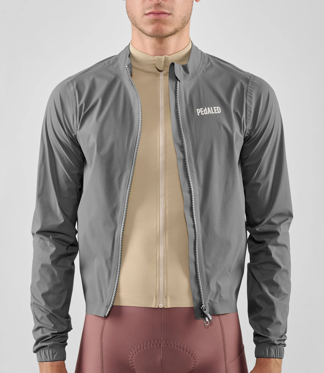 Pedaled Element Waterproof Jacket Regen Fahrradjacke Grey