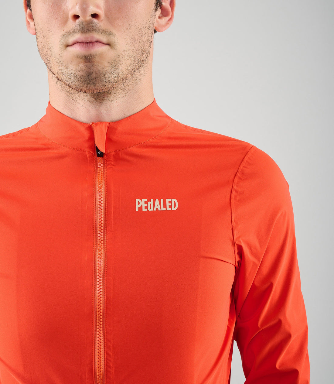 Pedaled Element Waterproof Jacket Regen Fahrradjacke Orange