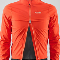 Pedaled Element Waterproof Jacket Regen Fahrradjacke Orange