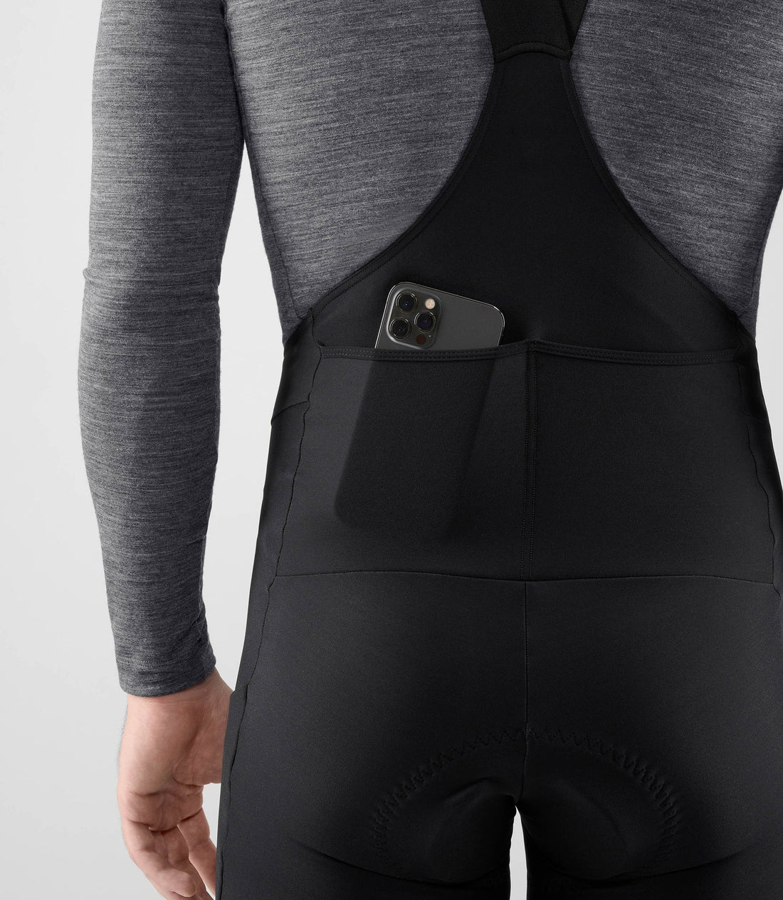 Pedaled Element Tight Thermo Trägerhose Black