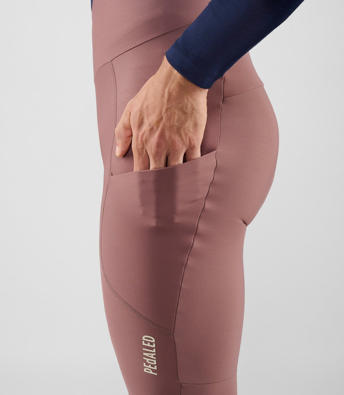 Pedaled Element Tight Thermo Trägerhose Raisin Purple