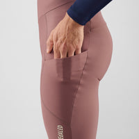 Pedaled Element Tight Thermo Trägerhose Raisin Purple