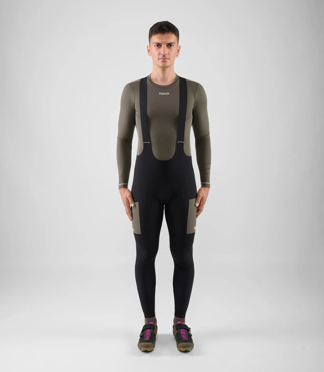 Pedaled Odyssey Tight Thermo Trägerhose Black
