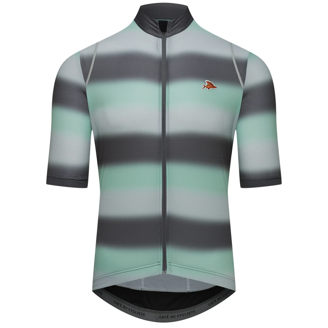 Café du Cycliste Mona Men's Superlight Jersey Radtrikot Anthracite/Agave