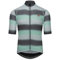 Café du Cycliste Mona Men's Superlight Jersey Radtrikot Anthracite/Agave