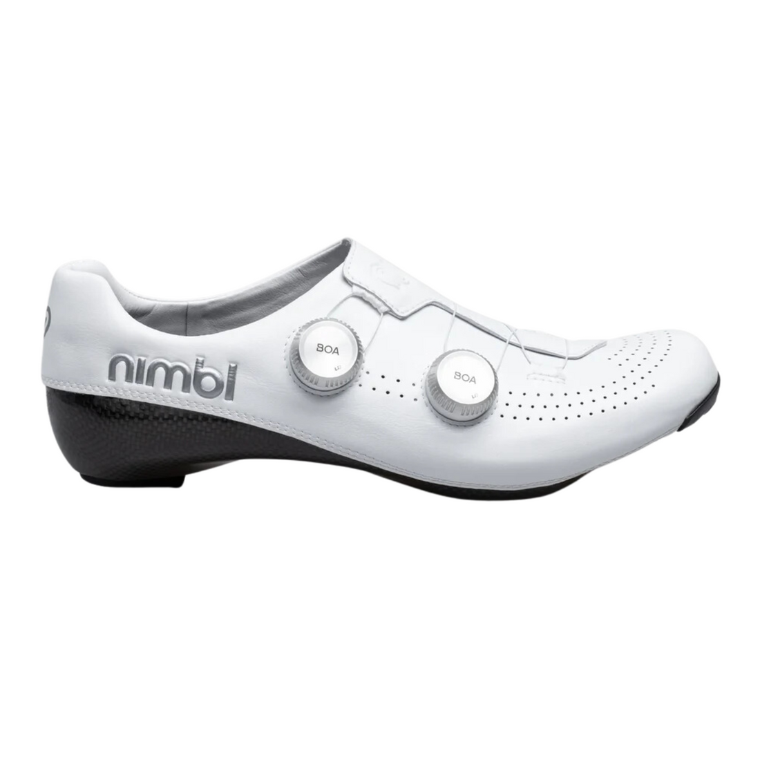 Nimbl Exceed Ultimate Glide Shoes Rennradschuhe White Silver