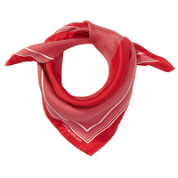 Café du Cycliste Carré de Soie Silk Neck Scarf Halstuch aus Seide Red