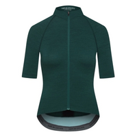 Café du Cycliste Marina Women's Merino Cycling Jersey Radtrikot Dark Sea