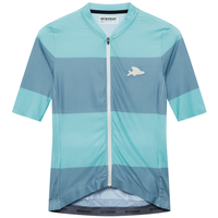 Café du Cycliste Angeline Men's Ultralight Cycling Jersey Radtrikot Riviera Blue Deep Water