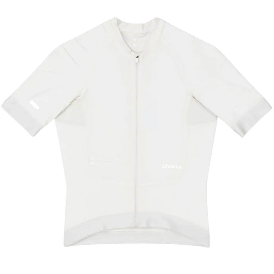 Universal Colours Chroma Women's Short Sleeve Jersey Radtrikot Off White