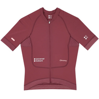 Universal Colours Chroma Men's Short Sleeve Jersey Radtrikot Jaipur Red