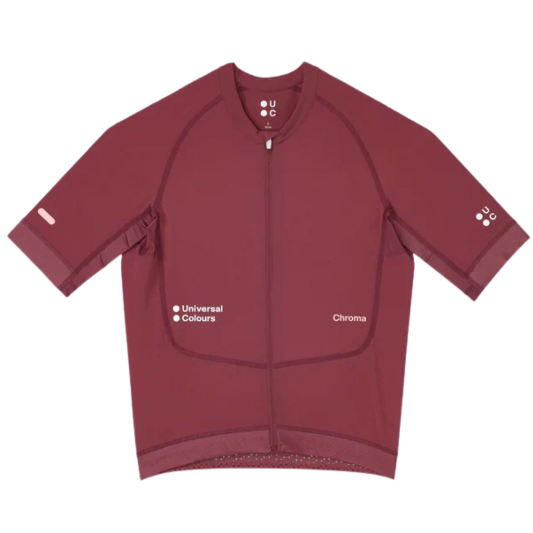 Universal Colours Chroma Women's Short Sleeve Jersey Radtrikot Jaipur Red