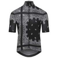 Maglia da ciclismo ultraleggera da uomo Café du Cycliste Angeline nera verde