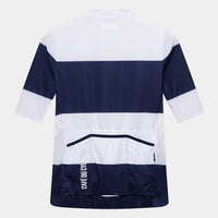 Café du Cycliste Angeline Men's Ultralight Cycling Jersey Radtrikot Navy White