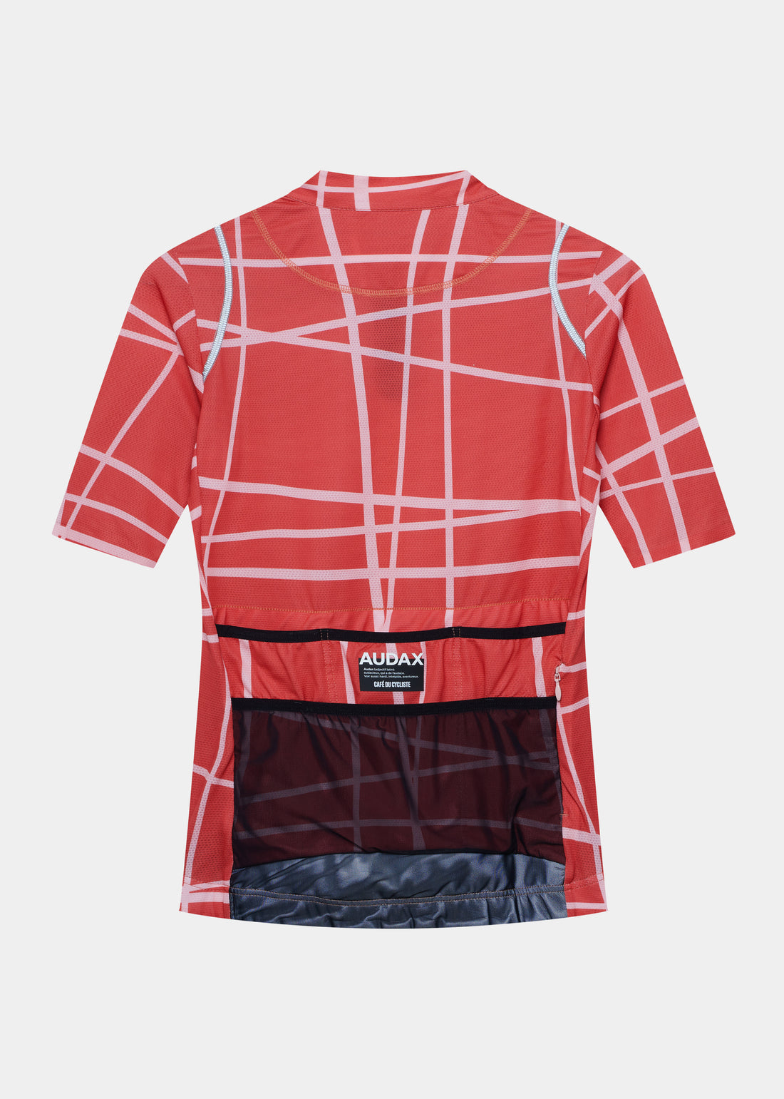 Café du Cycliste Mona Women's Superlight Cycling Jersey Radtrikot Cinder Red Plush