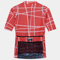 Café du Cycliste Mona Women's Superlight Cycling Jersey Radtrikot Cinder Red Plush