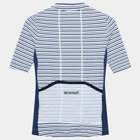 Café du Cycliste Romy Women's Jersey Radtrikot White Navy