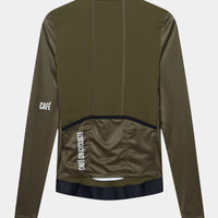Café du Cycliste Roxane Men's Superlight Long Sleeve Cycling Jersey Radtrikot langarm Khaki