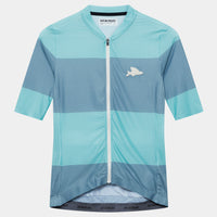 Café du Cycliste Angeline Men's Ultralight Cycling Jersey Radtrikot Riviera Blue Deep Water