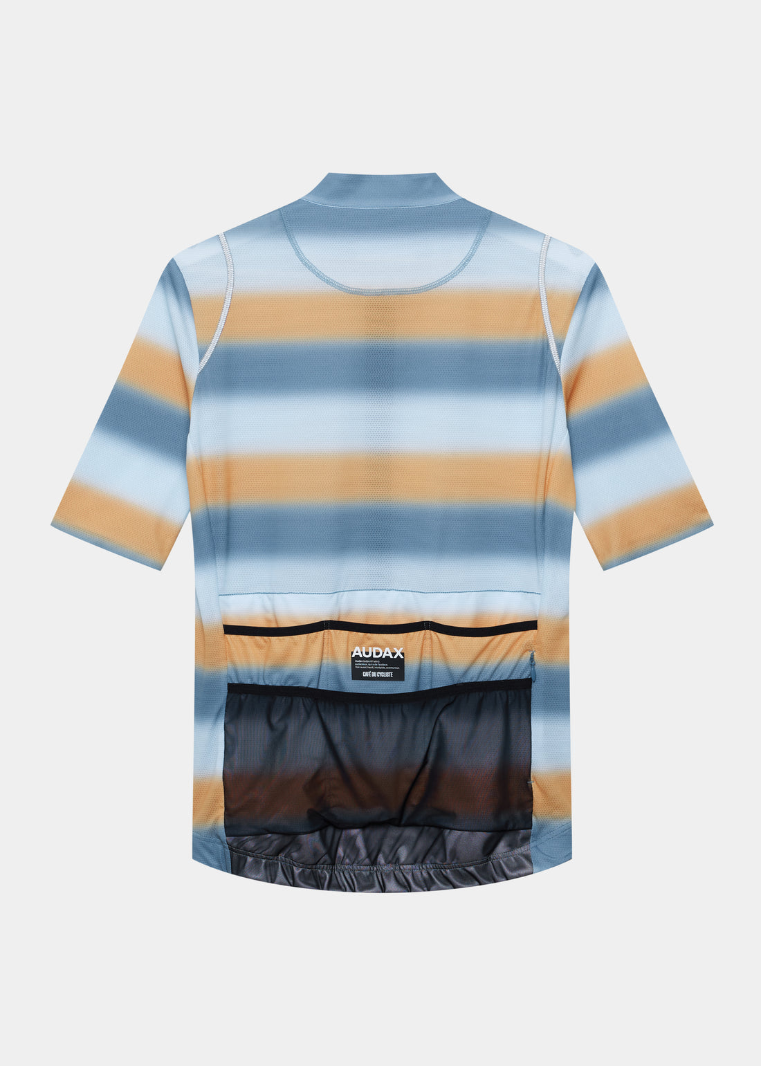 Café du Cycliste Mona Men's Superlight Jersey Radtrikot Deep Water Sunflower