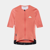 Café du Cycliste Olympe Textured Men's Jersey Radtrikot Cinder Red