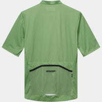 Café du Cycliste Fleurette V2 Men's Lightweight Cycling Jersey Radtrikot Cactus Green