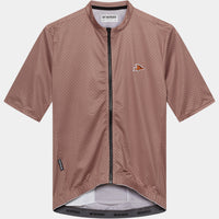 Café du Cycliste Fleurette V2 Men's Lightweight Cycling Jersey Radtrikot Oyster Grey