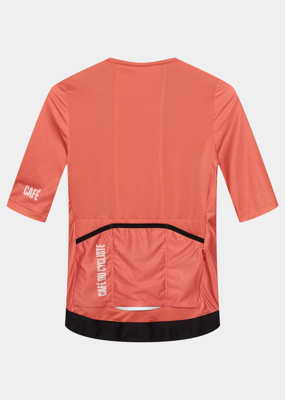 Café du Cycliste Olympe Textured Women's Jersey Radtrikot Mountain Cinder Red