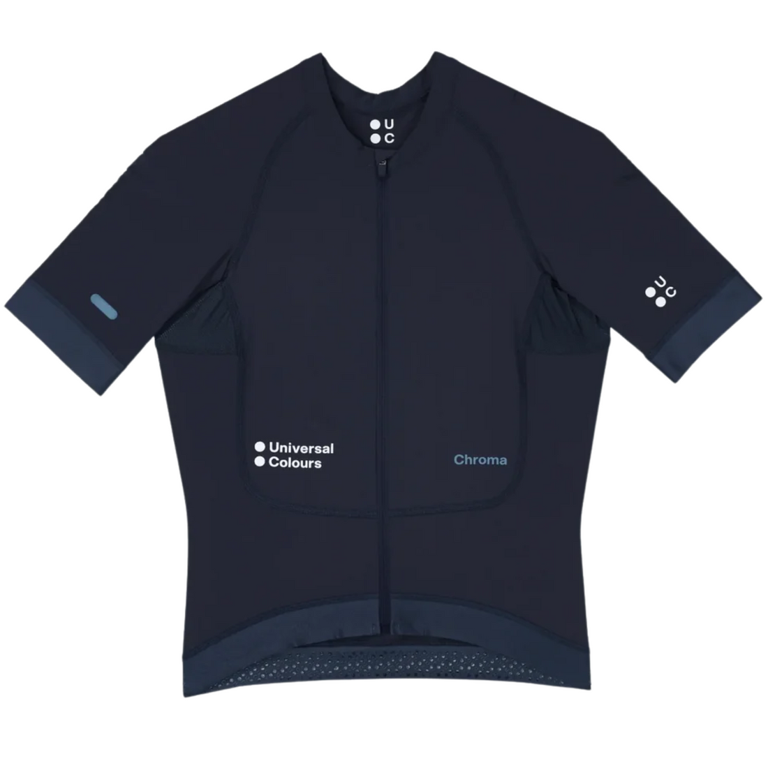 Universal Colours Chroma Women's Short Sleeve Jersey Radtrikot Midnight Blue