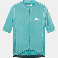 Café du Cycliste Angeline Men's Ultralight Cycling Jersey Radtrikot Cold Dye Dark Sea