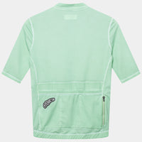 Café du Cycliste Men's Superlight Jersey Laurette Radtrikot Cold Dye Jadeite
