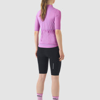 Café du Cycliste Angeline Women's Ultralight Cycling Jersey Radtrikot Cold Dye Ultra Violet