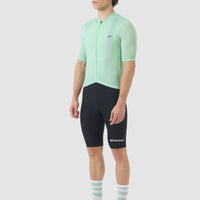 Café du Cycliste Men's Superlight Jersey Laurette Radtrikot Cold Dye Jadeite
