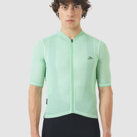 Café du Cycliste Men's Superlight Jersey Laurette Radtrikot Cold Dye Jadeite