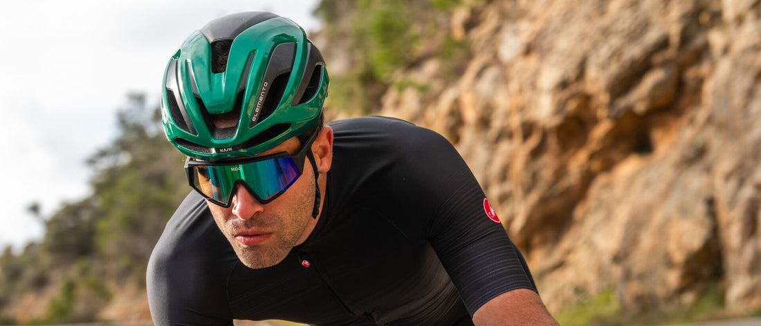 Kask Elemento Helmet  Rennradhelm Beetle Green