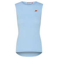 Café du Cycliste Coline Women's Three Season Base Layer Radunterhemd ärmellos Ice Blue