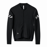 Maap Men's Apex Aeon LS Jersey Radtrikot langarm Black/White