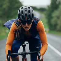 Café du Cycliste Petra Women's Superlight Gilet Windweste Peacock Blue