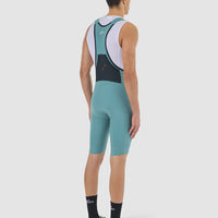 Café du Cycliste Eva Men's Cargo Bib Shorts Radhose Deep Water