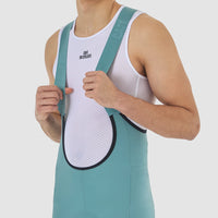 Café du Cycliste Eva Men's Cargo Bib Shorts Radhose Deep Water