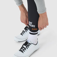 Café du Cycliste Elise Men's Deep Winter Cycling Tights Winter-Radhose Black