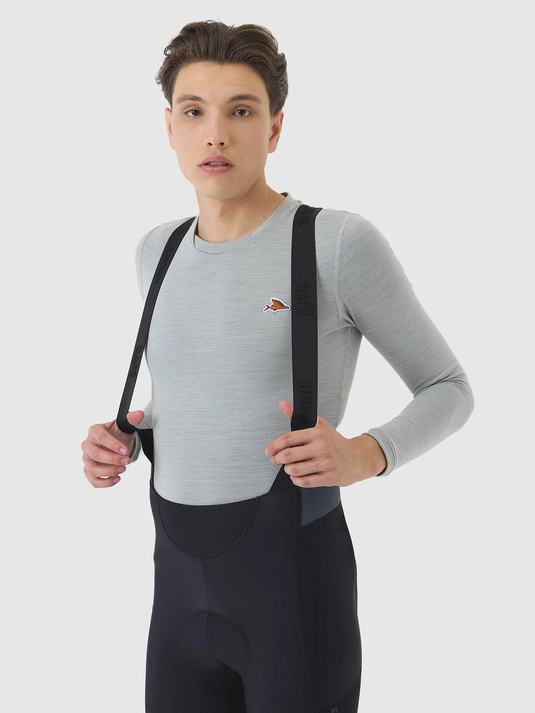 Café du Cycliste Rosie Cargo Men's Brushed Tights Thermo Radhose Black